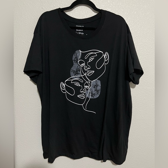 Torrid Line Woman Relaxed Fit Signature Jersey Crew Neck Tee - Picture 5 of 7